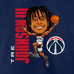 NBA Tre Johnson III Washington Wizards Caricature T-Shirt