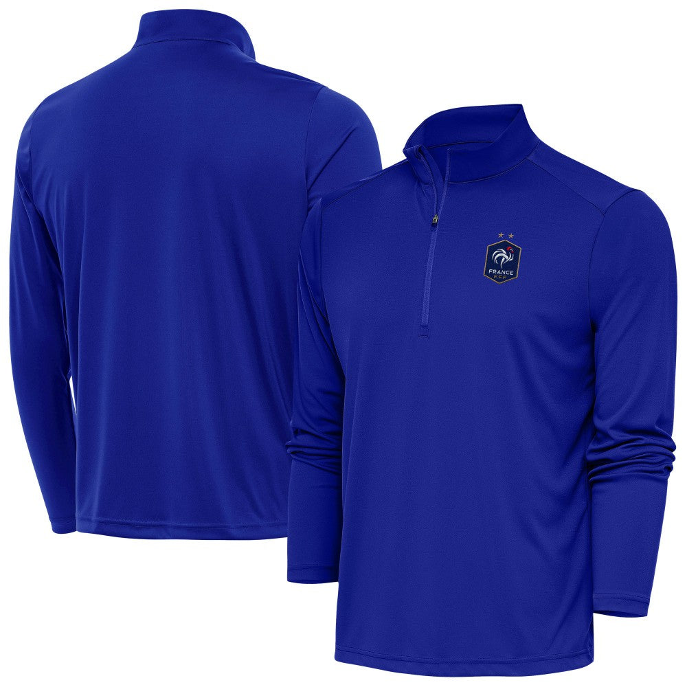 France National Team Antigua Statement Quarter-Zip Pullover -  Royal