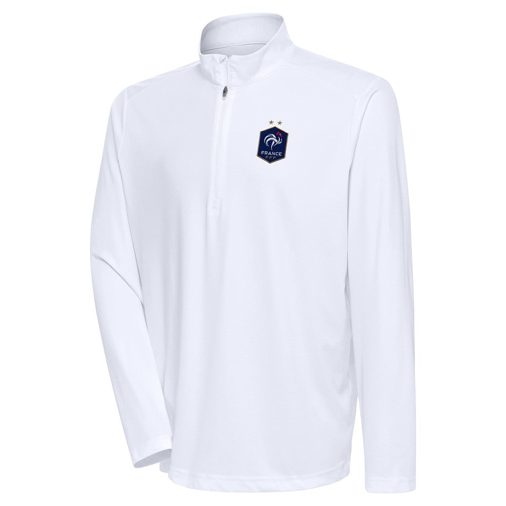 France National Team Antigua Statement Quarter-Zip Pullover -  White