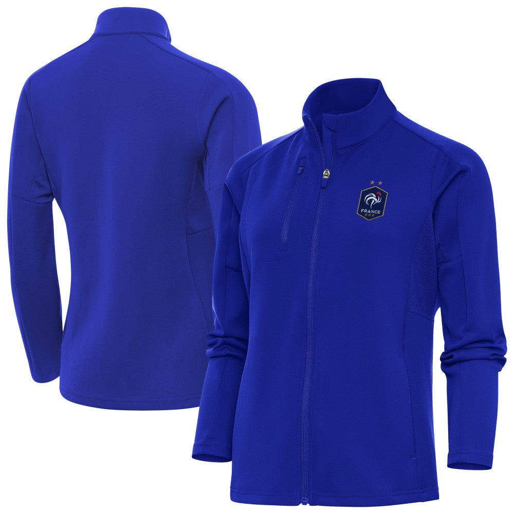 France National Team Antigua Women's Genesis Full-Zip Jacket -  Royal
