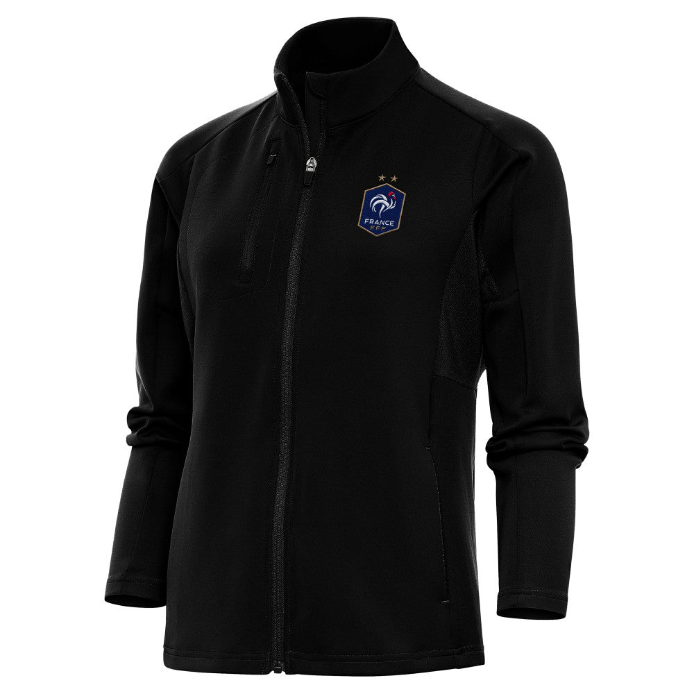 France National Team Antigua Women's Genesis Full-Zip Jacket -  Black