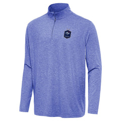 France National Team Antigua Master Quarter-Zip Pullover -  Heather Royal