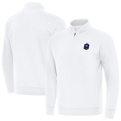 France National Team Antigua Landslide Quarter-Zip Pullover -  White