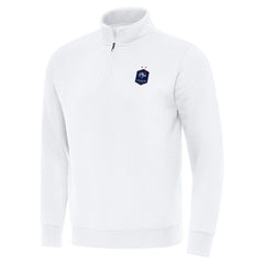 France National Team Antigua Landslide Quarter-Zip Pullover -  White