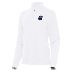France National Team Antigua Women's Master Quarter-Zip Pullover -  White