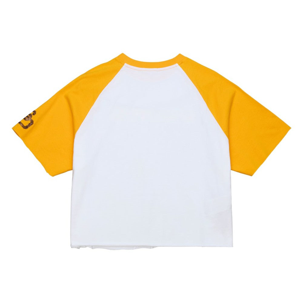 MLB San Diego Padres Mitchell & Ness Women's Cropped Raglan Boxy T-Shirt