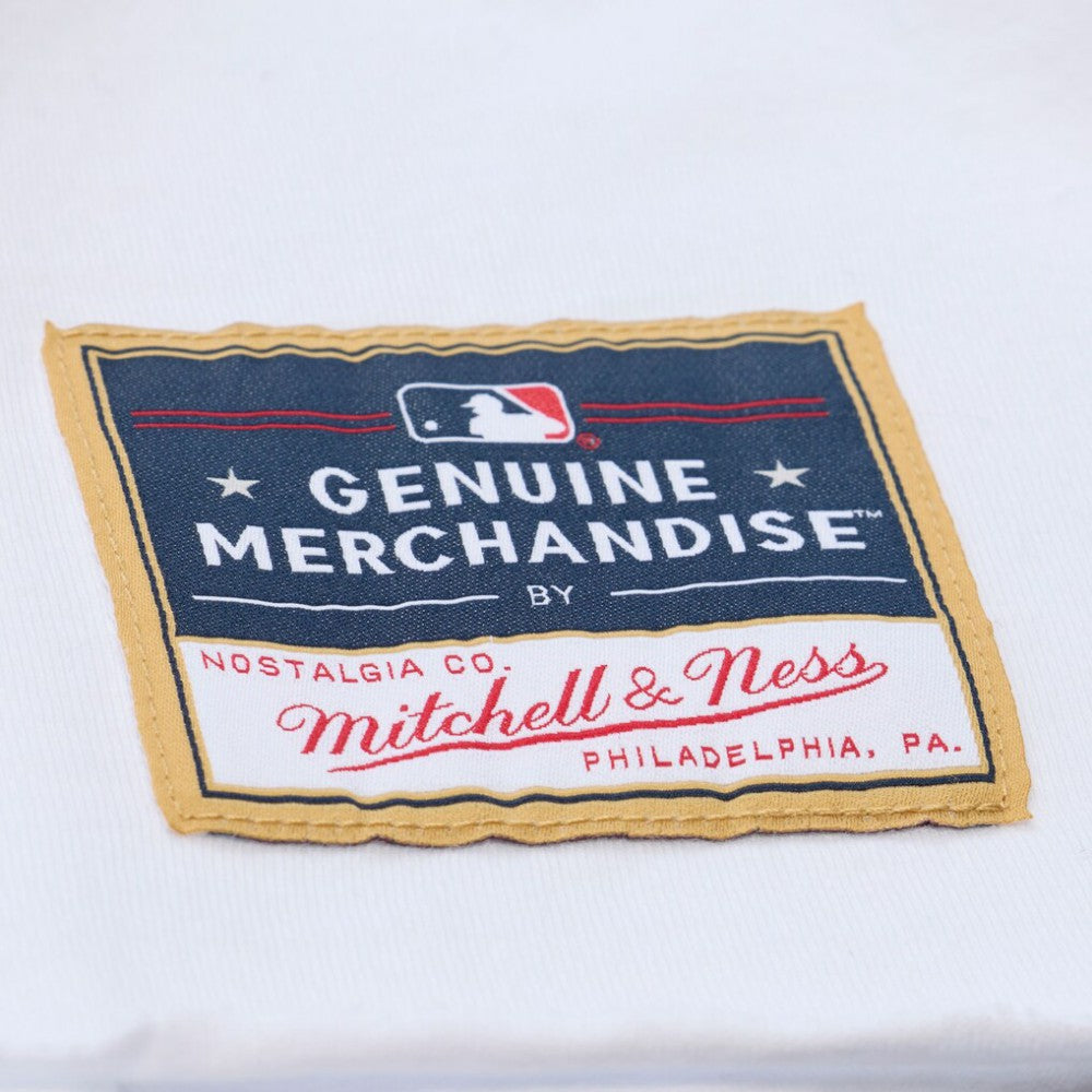 MLB Philadelphia Phillies Mitchell & Ness Women's Cropped Raglan Mascot Boxy T-Shirt