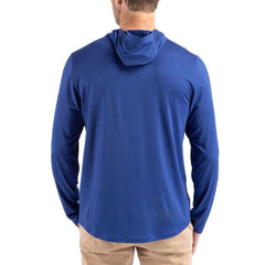Cutter & Buck Coastline Epic Comfort Eco Recycled Long Sleeve Hoodie T-Shirt - Buffalo Bills