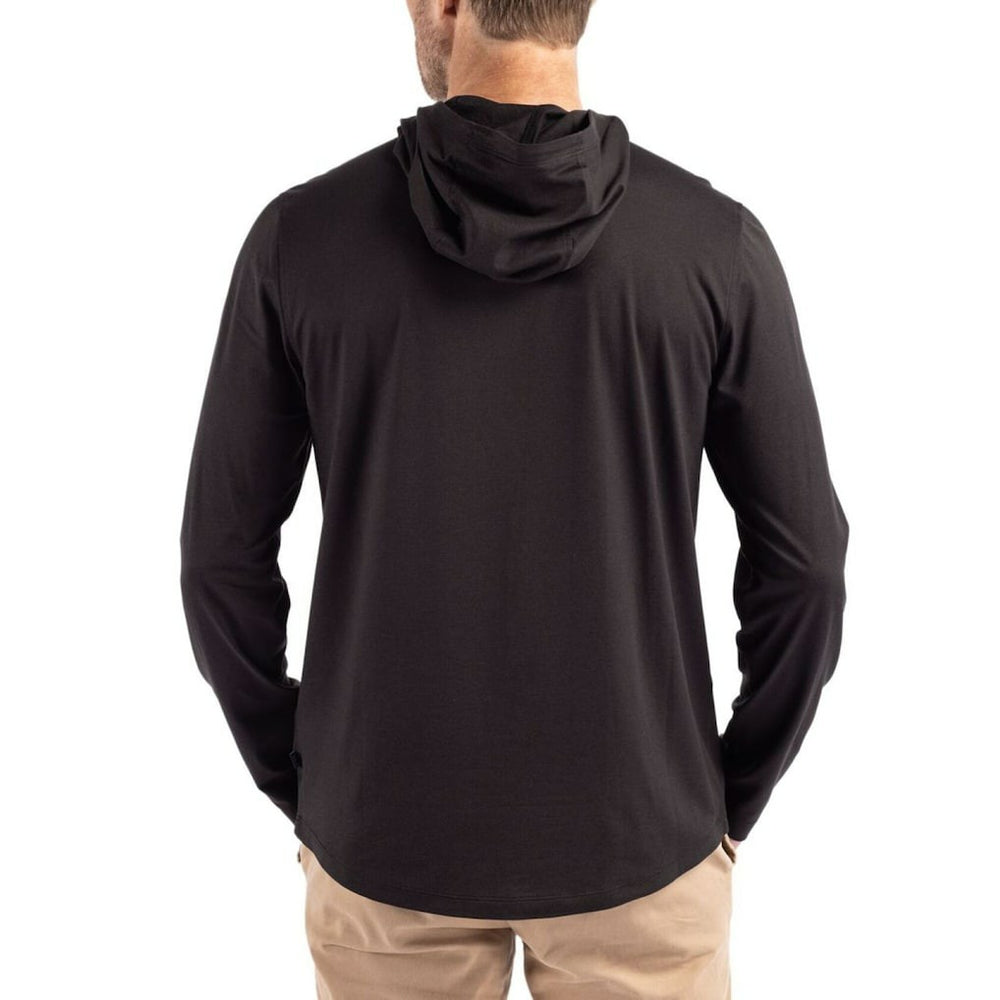 Cutter & Buck Coastline Epic Comfort Eco Recycled Long Sleeve Hoodie T-Shirt - Indianapolis Colts