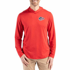 Cutter & Buck Americana Coastline Epic Comfort Eco Recycled Long Sleeve Hoodie T-Shirt - Kansas City Chiefs