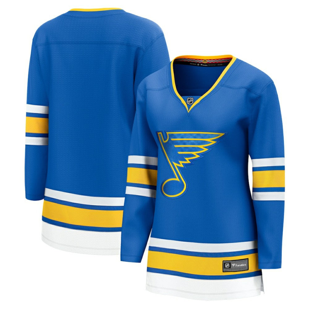 NHL Blue St. Louis Blues Fanatics Women's Home Breakaway Jersey