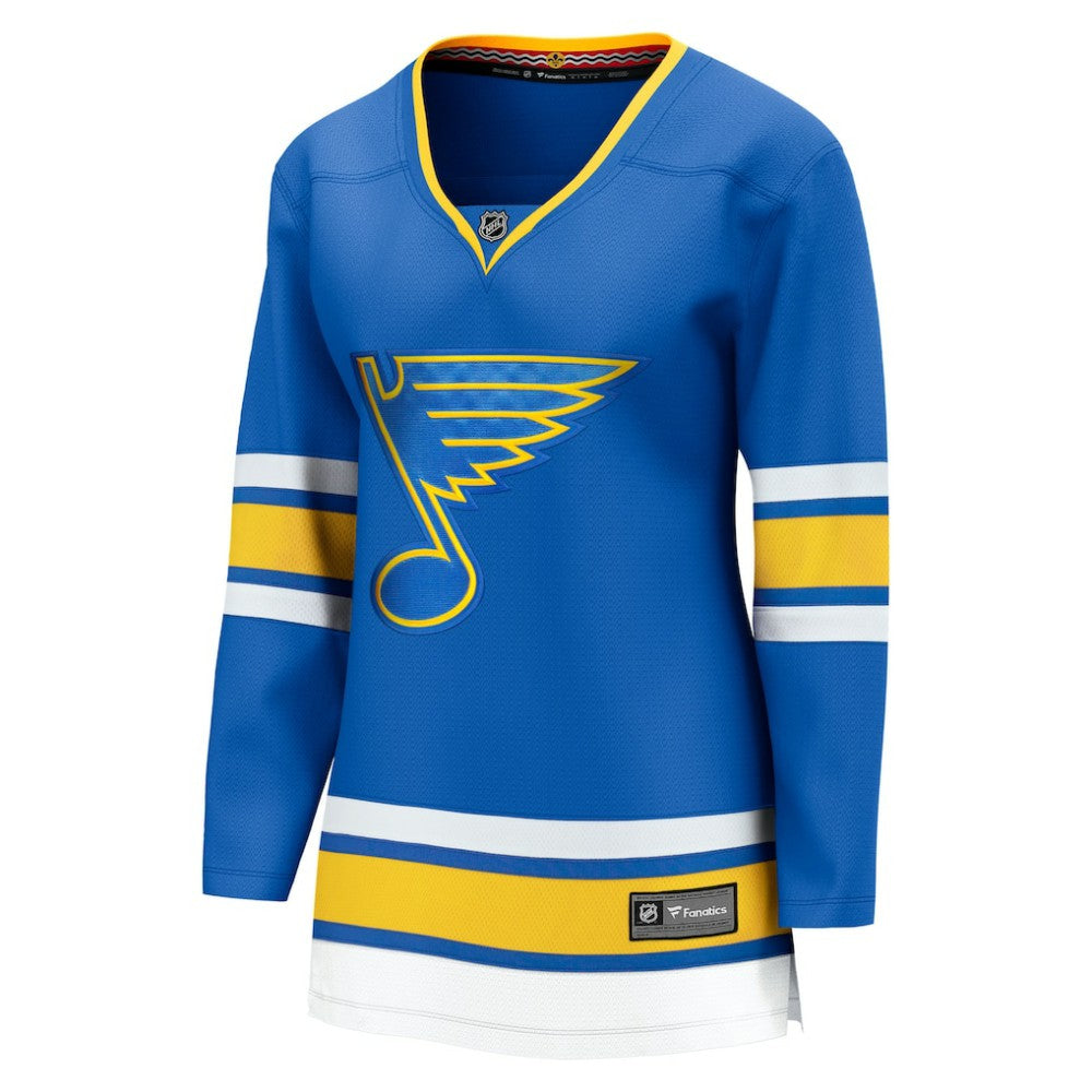 NHL Blue St. Louis Blues Fanatics Women's Home Breakaway Jersey