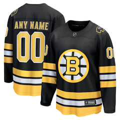 NHL Black Boston Bruins Fanatics Home Breakaway Custom Jersey