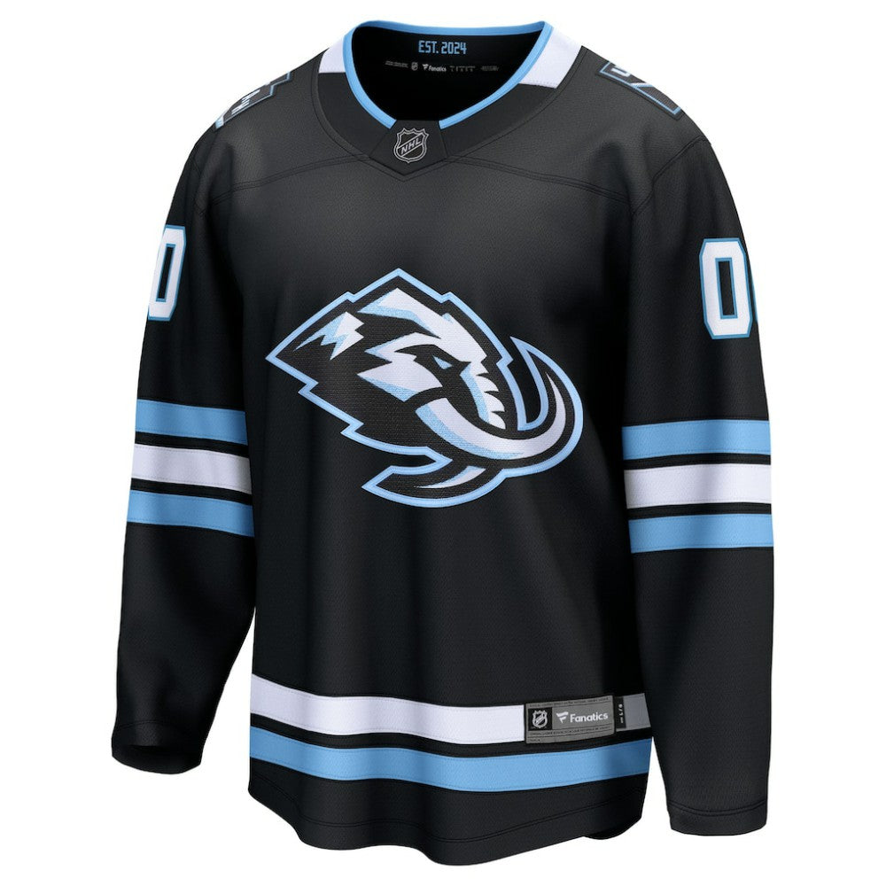 NHL Black Utah Mammoth Fanatics Home Breakaway Custom Jersey