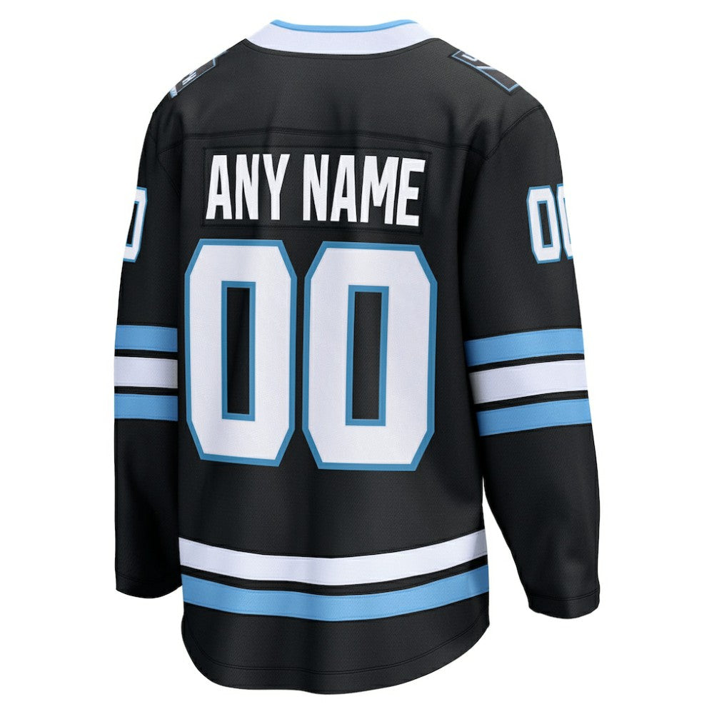 NHL Black Utah Mammoth Fanatics Home Breakaway Custom Jersey
