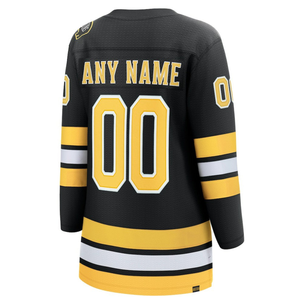 NHL Black Boston Bruins Fanatics Women's Home Breakaway Custom Jersey