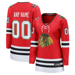 NHL Red Chicago Blackhawks Fanatics Women's Centennial Breakaway Custom Jersey