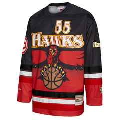 NBA Dikembe Mutombo Atlanta Hawks Unisex Maxxed Out Fashion Hockey Jersey