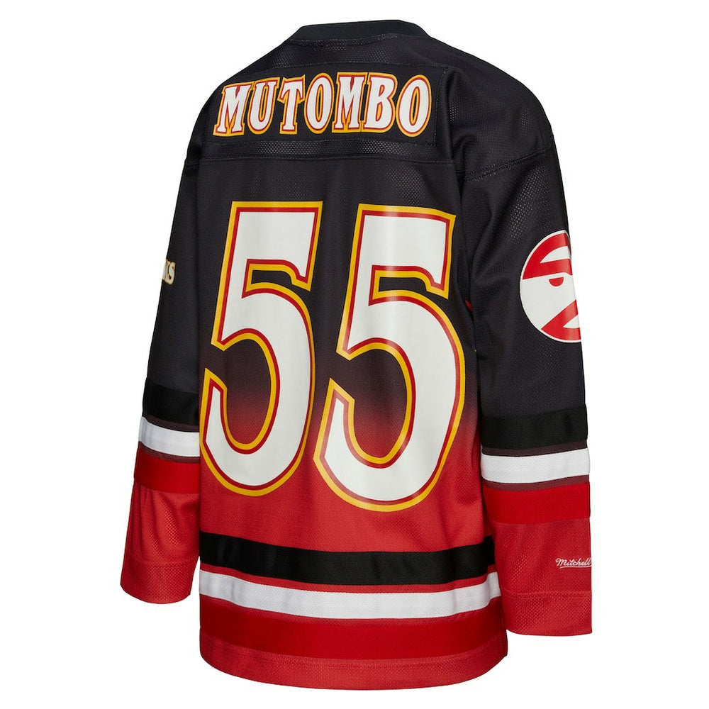 NBA Dikembe Mutombo Atlanta Hawks Unisex Maxxed Out Fashion Hockey Jersey