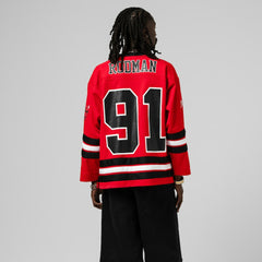 NBA Dennis Rodman Chicago Bulls Unisex Maxxed Out Fashion Hockey Jersey sale