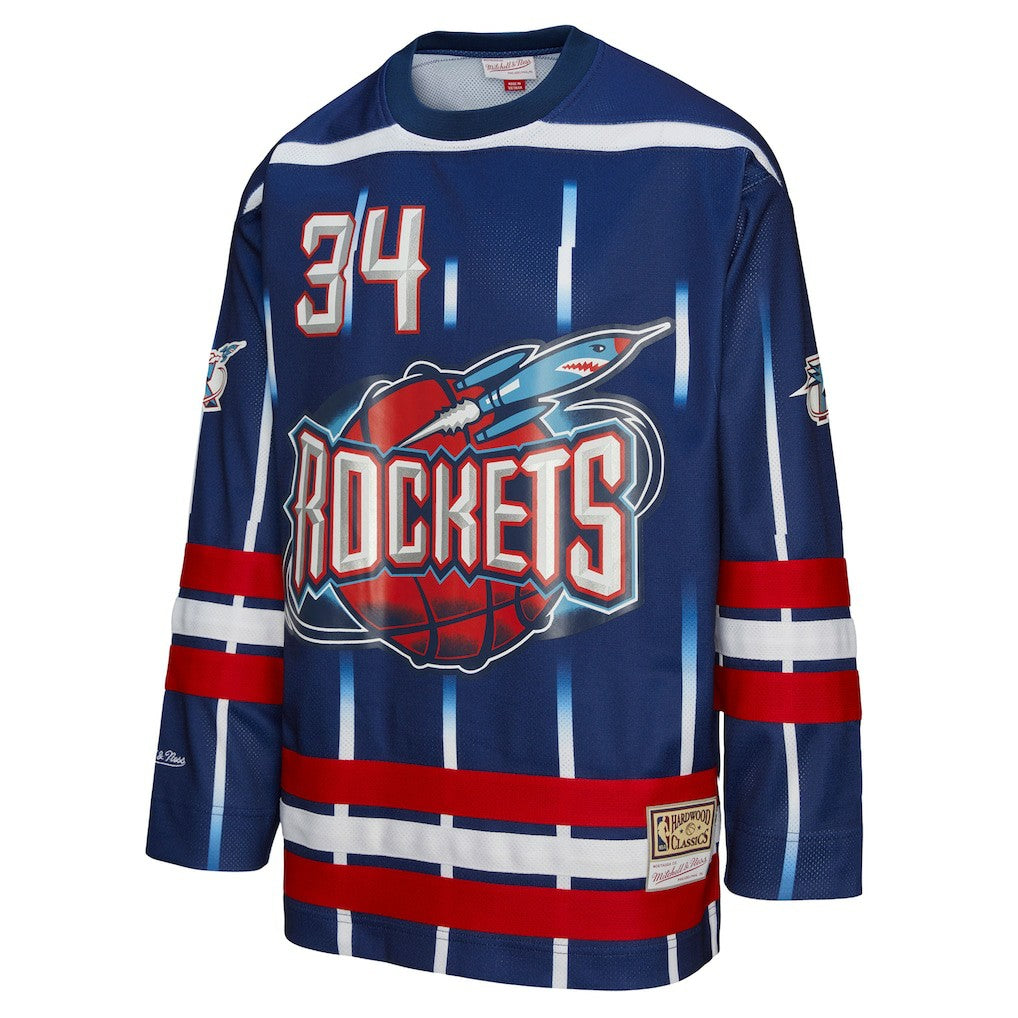 NBA Hakeem Olajuwon Houston Rockets Unisex Maxxed Out Fashion Hockey Jersey