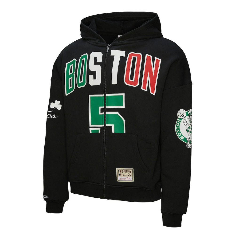 NBA Kevin Garnett Boston Celtics Unisex Hardwood Classics Maxxed Out Full-Zip Hoodie
