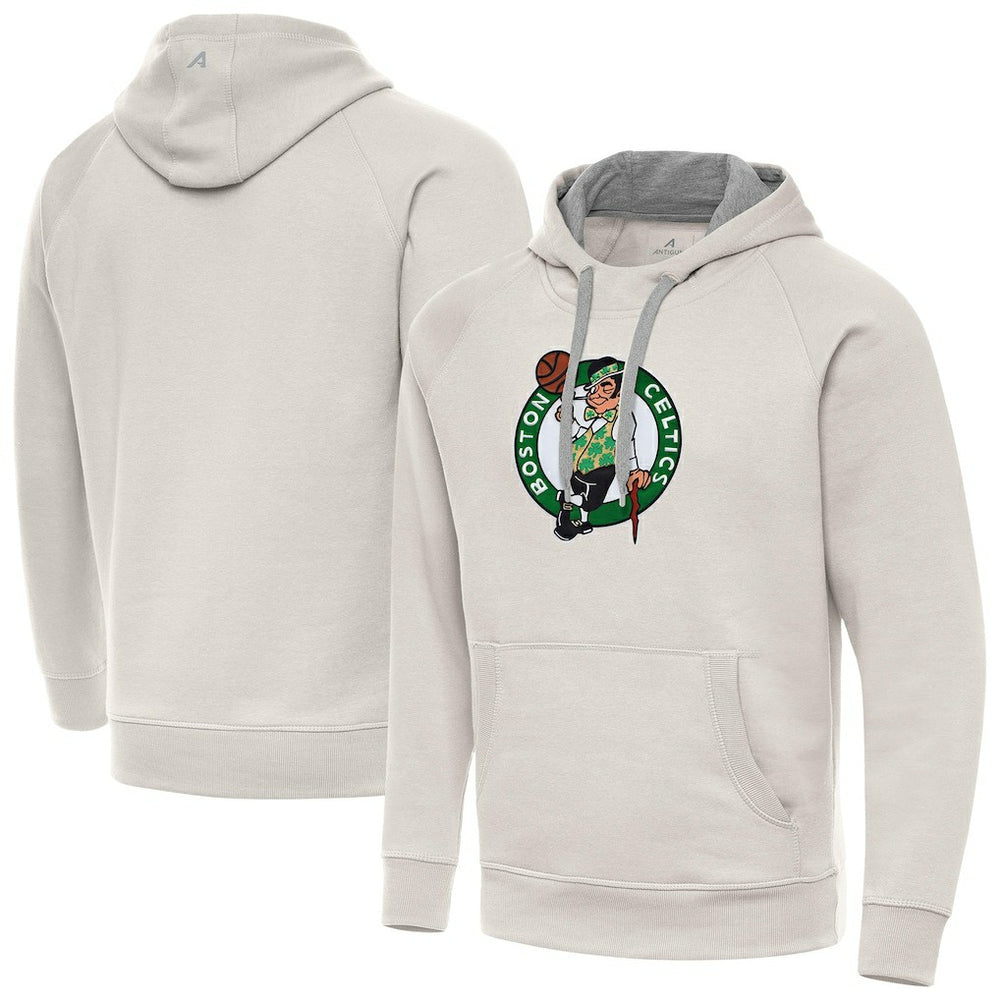 NBA Boston Celtics Antigua Big Logo Victory Pullover Hoodie