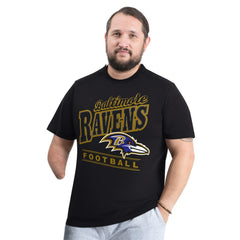G-III Sports by Carl Banks Adaptive Headliner Graphic T-Shirt - Baltimore Ravens