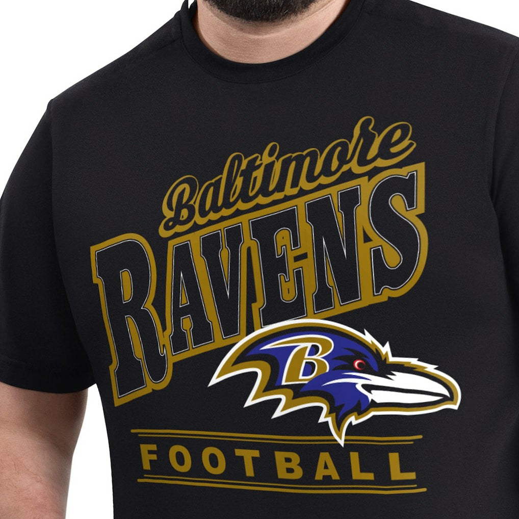 G-III Sports by Carl Banks Adaptive Headliner Graphic T-Shirt - Baltimore Ravens