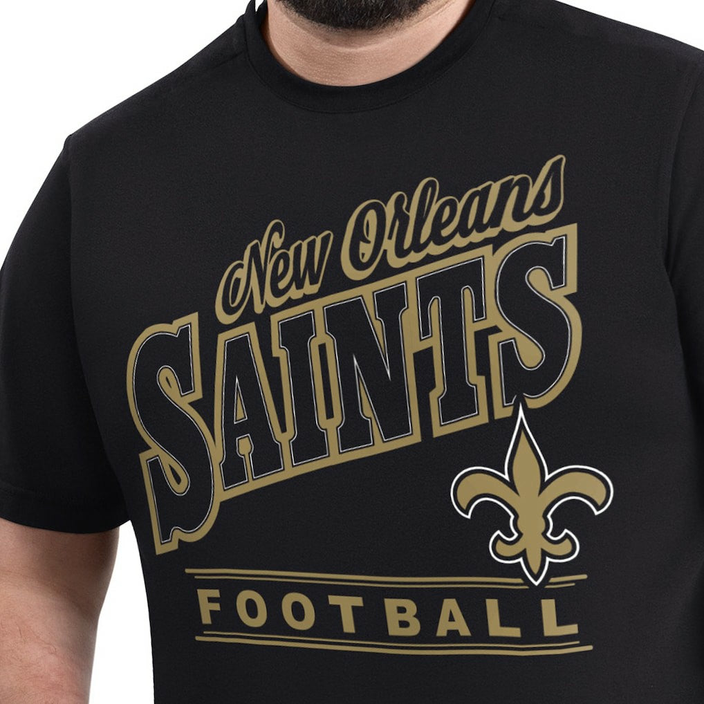 G-III Sports by Carl Banks Adaptive Headliner Graphic T-Shirt - New Orleans Saints