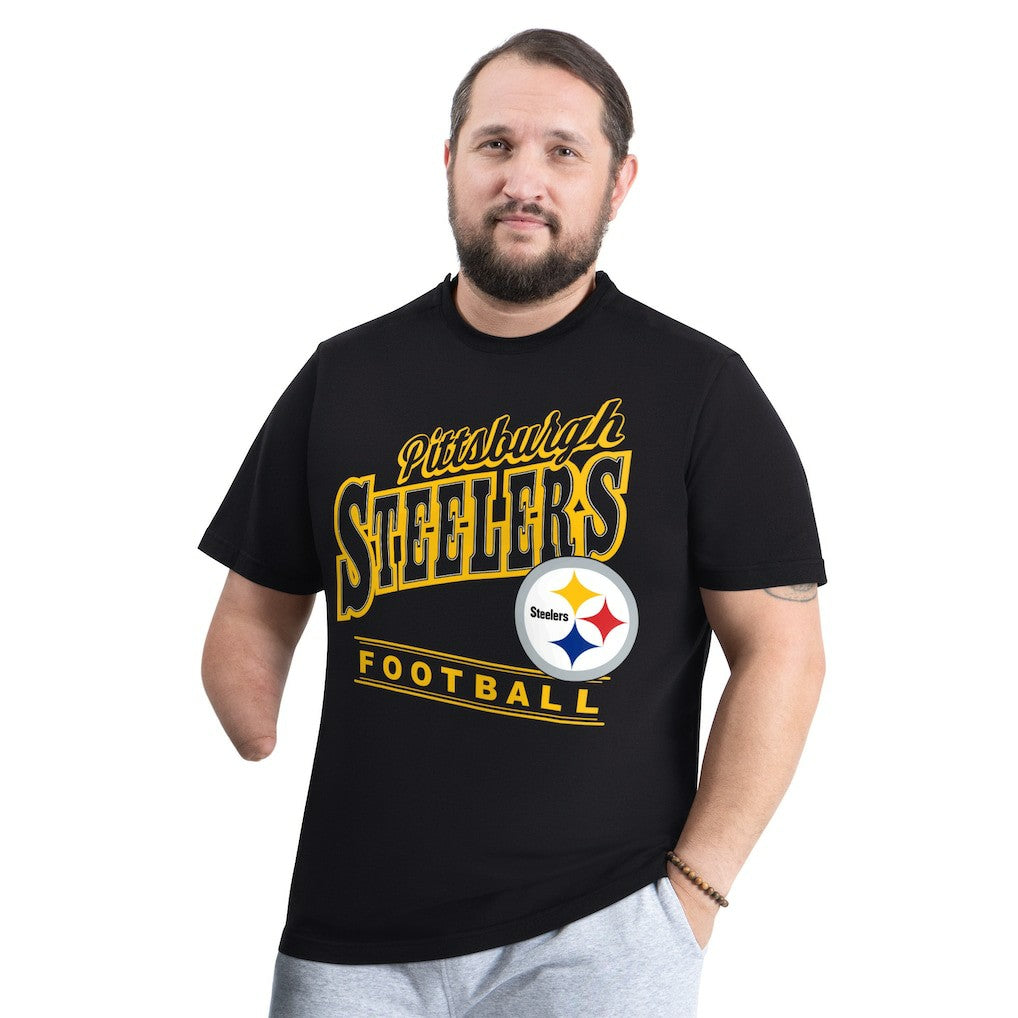 G-III Sports by Carl Banks Adaptive Headliner Graphic T-Shirt - Pittsburgh Steelers
