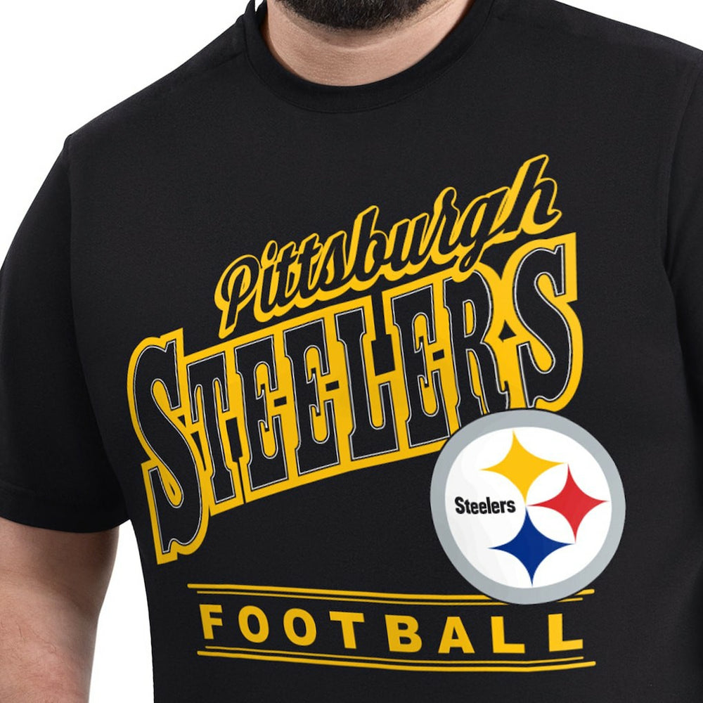 G-III Sports by Carl Banks Adaptive Headliner Graphic T-Shirt - Pittsburgh Steelers