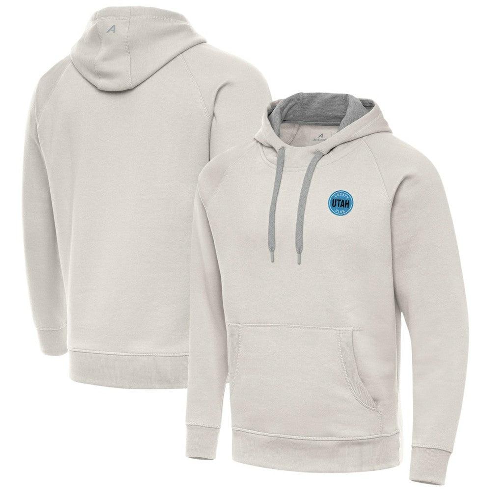 NHL Cream Utah Hockey Club Antigua Victory Pullover Hoodie