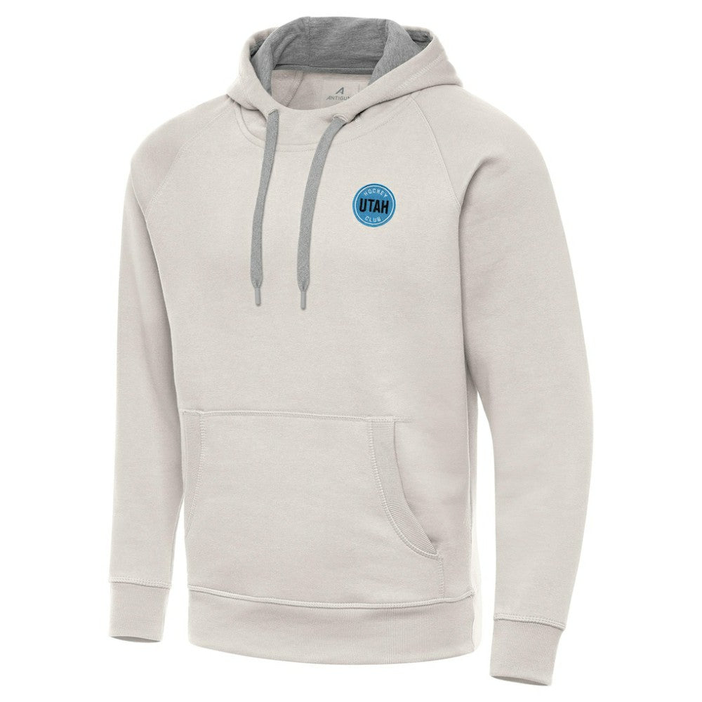NHL Cream Utah Hockey Club Antigua Victory Pullover Hoodie