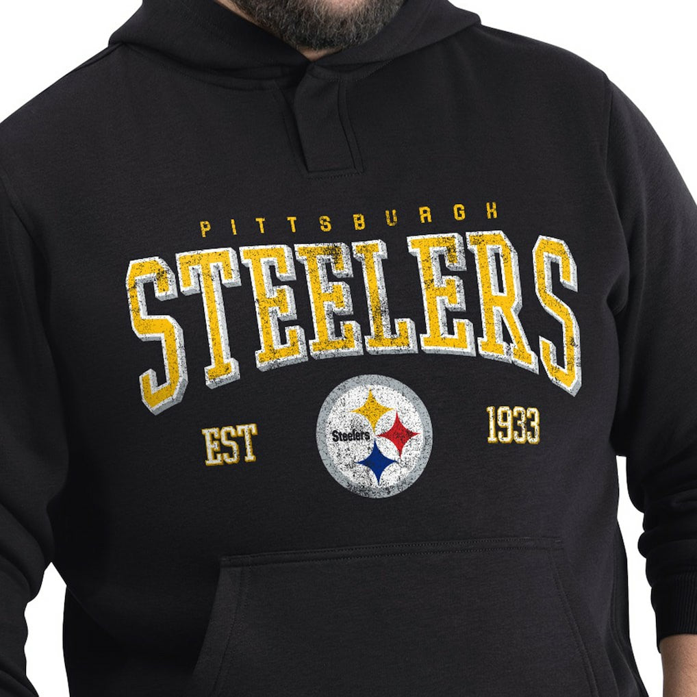 G-III Sports by Carl Banks Adaptive Team Spirit Graphic Fleece Pullover Hoodie - Pittsburgh Steelers