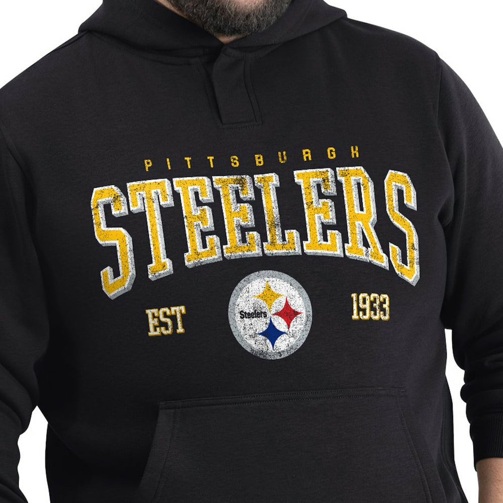 G-III Sports by Carl Banks Adaptive Team Spirit Graphic Fleece Pullover Hoodie - Pittsburgh Steelers