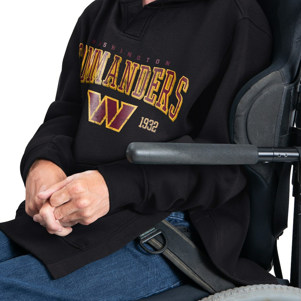 G-III Sports by Carl Banks Adaptive Team Spirit Graphic Fleece Pullover Hoodie - Washington Commanders