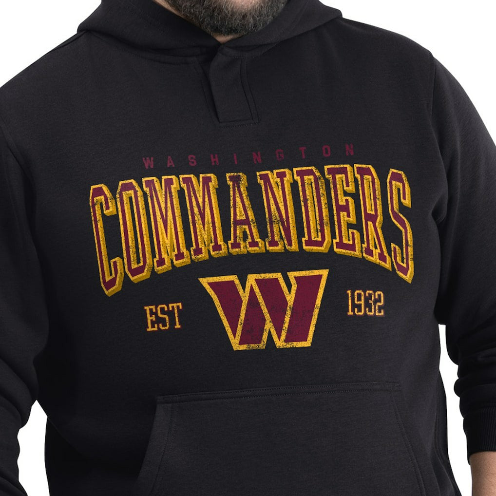 G-III Sports by Carl Banks Adaptive Team Spirit Graphic Fleece Pullover Hoodie - Washington Commanders