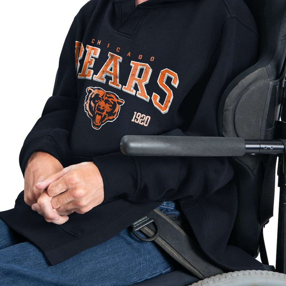 G-III Sports by Carl Banks Adaptive Team Spirit Graphic Fleece Pullover Hoodie - Chicago Bears