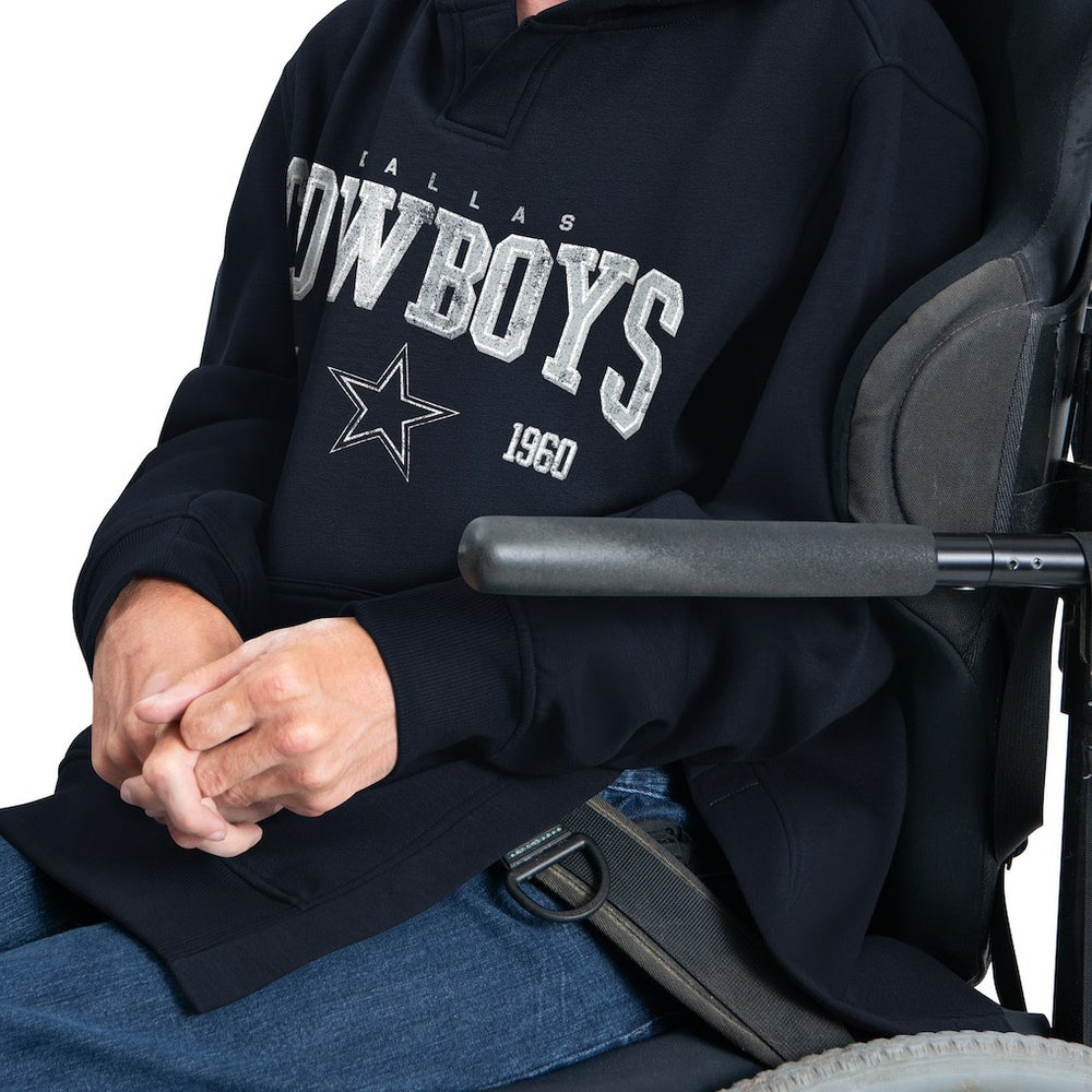 G-III Sports by Carl Banks Adaptive Team Spirit Graphic Fleece Pullover Hoodie - Dallas Cowboys