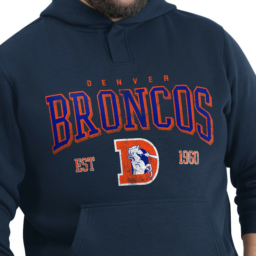 G-III Sports by Carl Banks Adaptive Team Spirit Graphic Fleece Pullover Hoodie - Denver Broncos