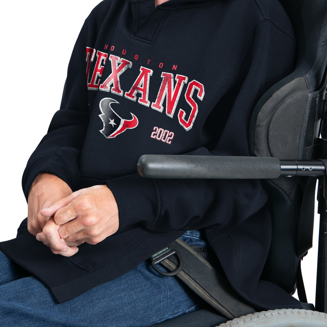 G-III Sports by Carl Banks Adaptive Team Spirit Graphic Fleece Pullover Hoodie - Houston Texans
