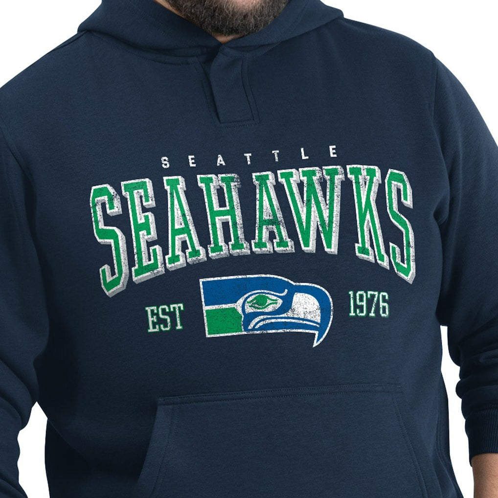 G-III Sports by Carl Banks Adaptive Team Spirit Graphic Fleece Pullover Hoodie - Seattle Seahawks