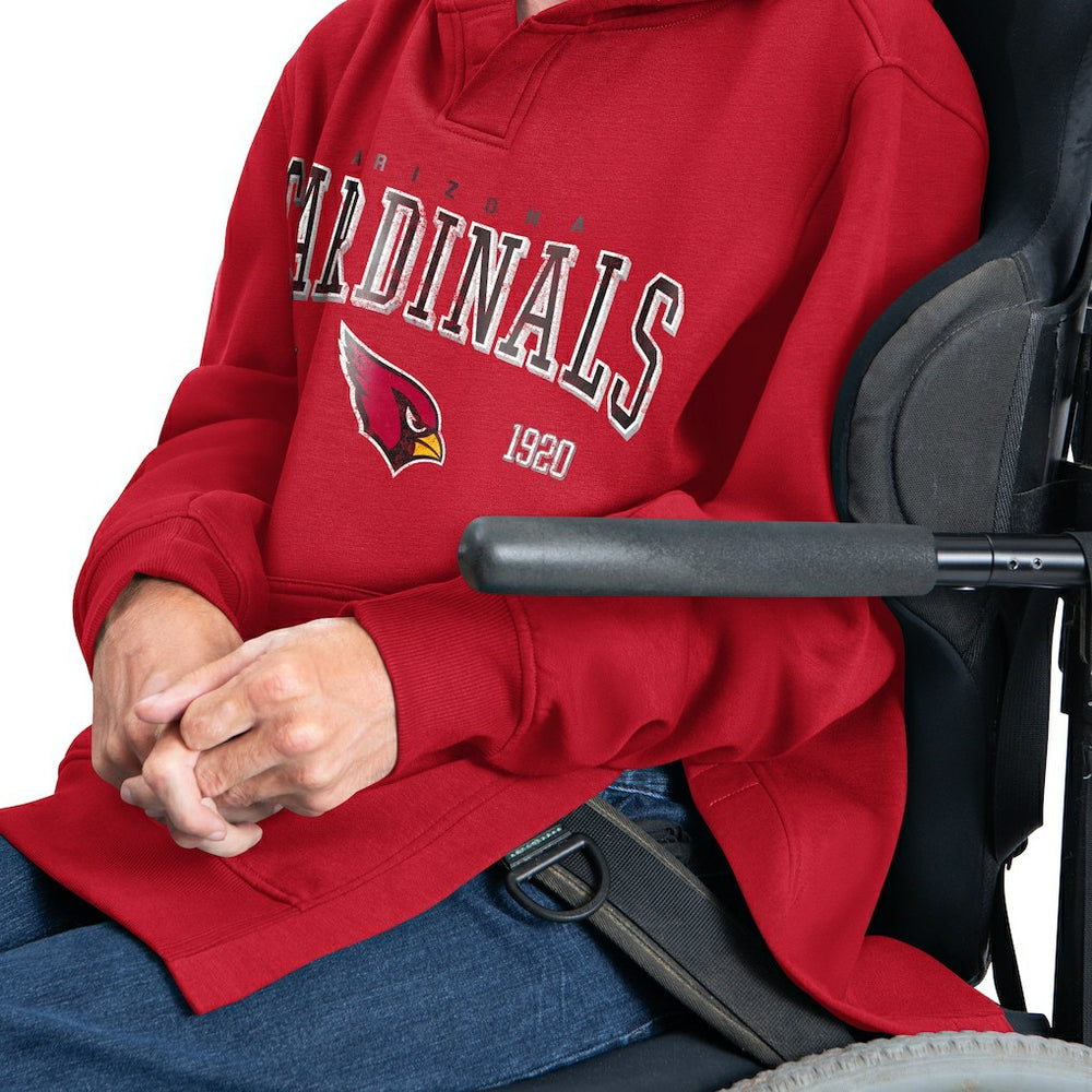 G-III Sports by Carl Banks Adaptive Team Spirit Graphic Fleece Pullover Hoodie - Arizona Cardinals