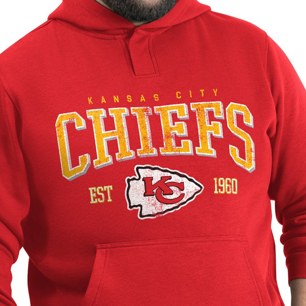 G-III Sports by Carl Banks Adaptive Team Spirit Graphic Fleece Pullover Hoodie - Kansas City Chiefs