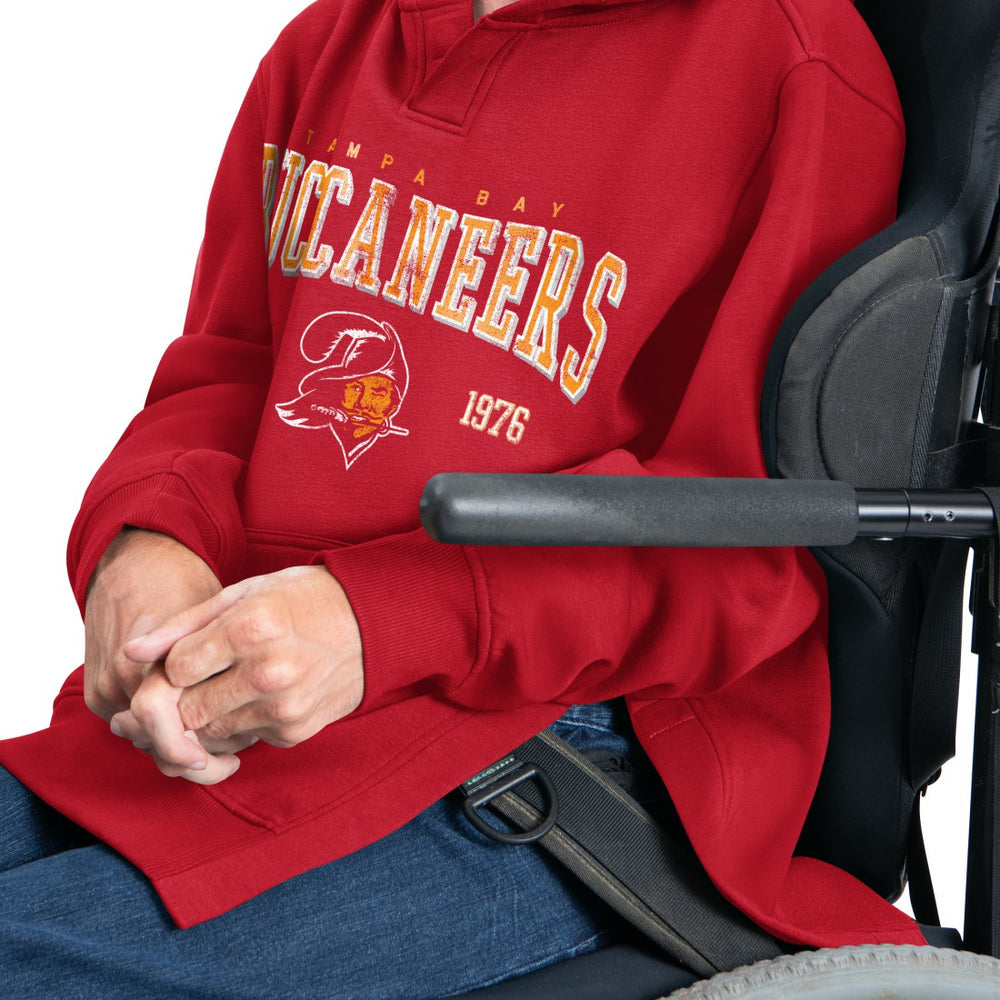 G-III Sports by Carl Banks Adaptive Team Spirit Graphic Fleece Pullover Hoodie - Tampa Bay Buccaneers