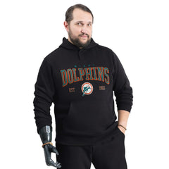 G-III Sports by Carl Banks Adaptive Team Spirit Graphic Fleece Pullover Hoodie - Miami Dolphins