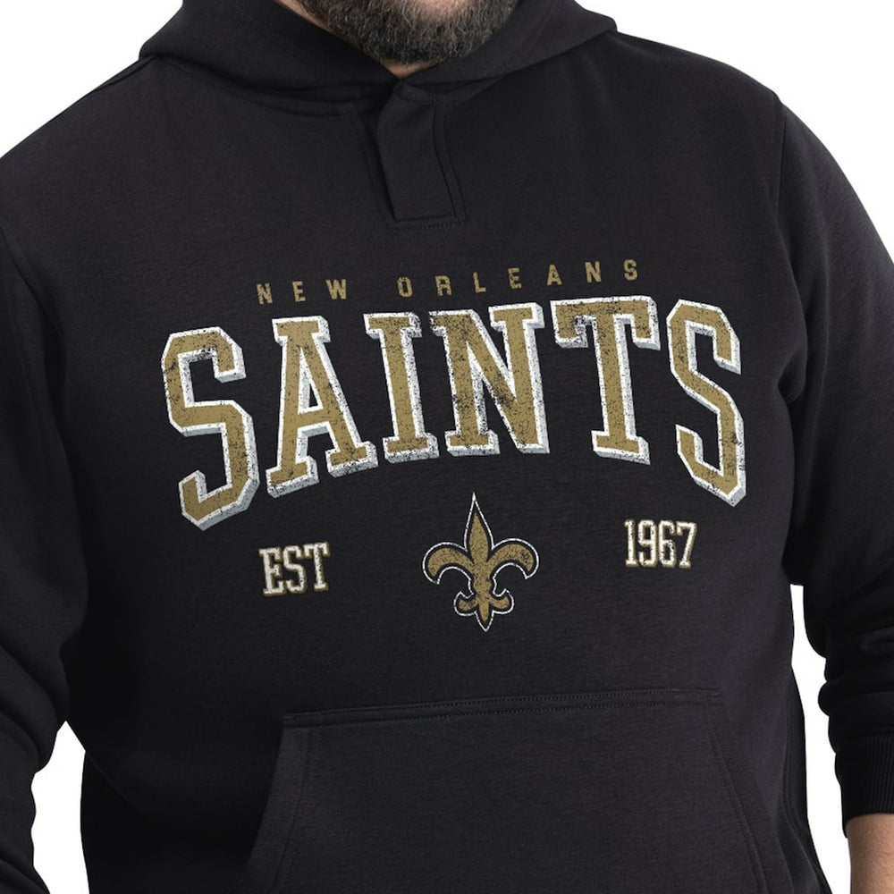 G-III Sports by Carl Banks Adaptive Team Spirit Graphic Fleece Pullover Hoodie - New Orleans Saints