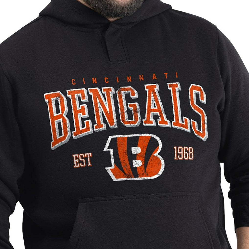 G-III Sports by Carl Banks Adaptive Team Spirit Graphic Fleece Pullover Hoodie - Cincinnati Bengals