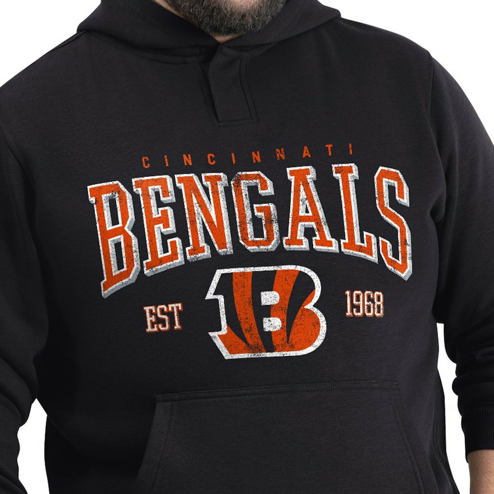 G-III Sports by Carl Banks Adaptive Team Spirit Graphic Fleece Pullover Hoodie - Cincinnati Bengals